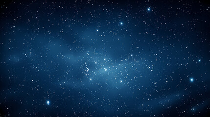 stars fall in the dark blue night sky