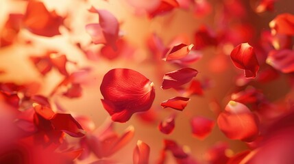Poster - Close up of a bunch of red flowers, perfect for floral backgrounds
