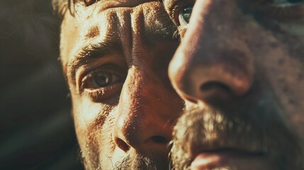 Aufkleber - Close up image of a man with a beard, suitable for various projects