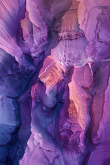 Poster - Surreal colorful landscape inspired by Grand Canyon. Rock texture, rock formations. Abstract colorful background image. Created with Generative AI technology