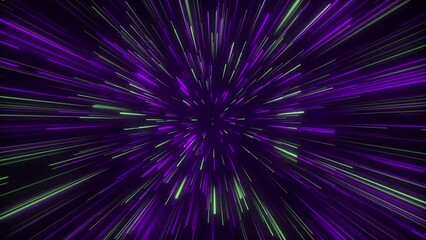 Wall Mural - abstract speed warp purple energy background