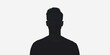 © xartproduction - A man's head is shown in silhouette on a white background