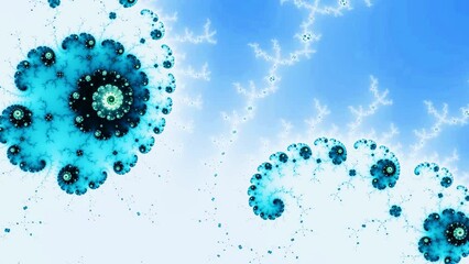 Wall Mural - 4k abstract multicolored motion graphics background. fractal sequence patterns 3d. for yoga or clubs