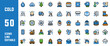 © iconstock - 50 Cold Icons Set Pack Line Editable Vector Illustration