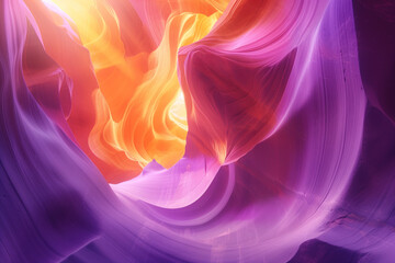 Poster - Surreal colorful landscape inspired by Grand Canyon. Abstract colorful background image. Created with Generative AI technology