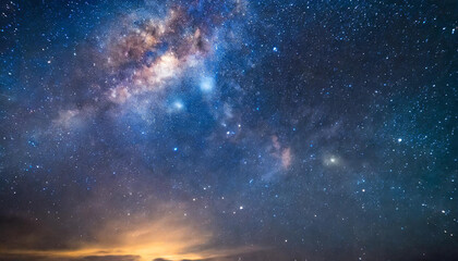 Wall Mural - Abstract blue galaxy sky. Beautiful stars. Planetary nebula. Space background. Cosmos and universe