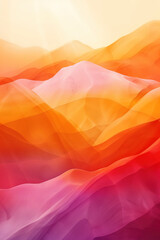 Poster - Surreal abstract colorful landscape inspired by Grand Canyon. Abstract colorful background image. Created with Generative AI technology