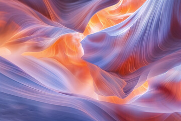 Poster - Surreal abstract colorful landscape inspired by Grand Canyon. Abstract colorful background image. Created with Generative AI technology