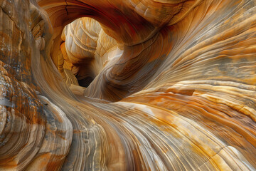 Poster - Surreal colorful landscape inspired by Grand Canyon. Abstract colorful background image. Created with Generative AI technology