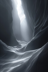 Poster - Surreal abstract landscape inspired by Grand Canyon. Abstract colorful background image. Created with Generative AI technology