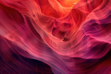 Poster - Misty Canyon. Surreal colorful landscape inspired by Grand Canyon. Abstract colorful background image. Created with Generative AI technology