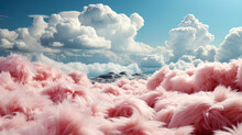 Fluffy Clouds, Like Soft Pillows Inviting You To Relax In H
