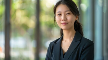 Poster - asian business woman 