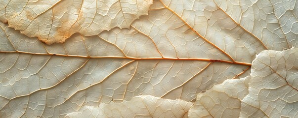 Sticker - Close up of leaf veins.