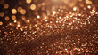 Copper sparkle glitter pattern background, radiating warmth and earthy elegance.
