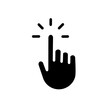 © Ilhamdh - Clicking finger icon, hand pointing vector Ilustration