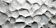 © Johnathan - Wall Constructed With White Paper Generative AI