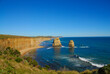 Beautiful coastline view on a sunny afternoon in southern Victoria, Australia.