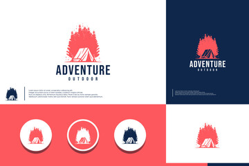 Poster - campground logo , adventure , logo design inspiration.