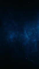 Wall Mural - vertical smoke and debris space flight blue 4k loop features a camera view flying slowly through a b