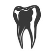© NikahGeh - Silhouette cavity tooth black color only full body