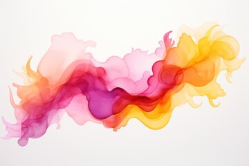 Wall Mural - Abstract pattern with colorful paint splashes background