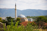 Fototapeta Sawanna - Mustafa Pasha Moschee, Skopje, Nordmazedonien