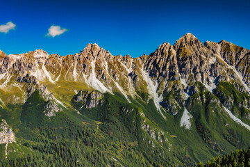 Wall Mural - Mountain landscape of the Stubai Alps