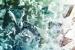 Chaotic Glass Shapes illustration background, chaotic glass shape background, glass background, banner background, glass chaotic background