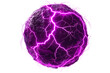 © Every_PNG_ - Purple Plasma Energy Sphere - Isolated on White Transparent Background PNG