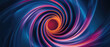 Vibrant blue swirls forming a hypnotic vortex