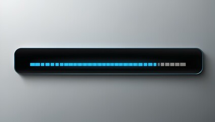 Aufkleber - technology loading bar isolated on white background 