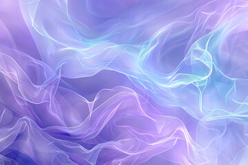 Wall Mural - an abstract background of gently pulsating light, in a soothing palette of pastel lavender and baby 