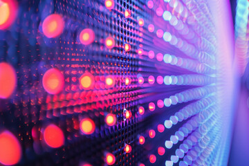 Wall Mural - led soft focus background for modern designs