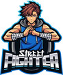 Street fighter mascot
