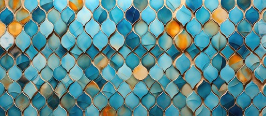 Wall Mural - Decorative mosaic tiles pattern.