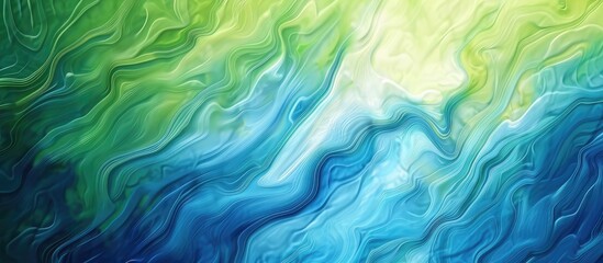 Canvas Print - Blue and green abstract background design for cellphone wallpapers.