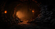 an image of a light at the end of a cave