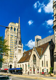 Fototapeta Big Ben - Arch Street United Methodist Church in Philadelphia Center City - Pennsylvania, United States