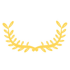 Wall Mural - gold laurel wreath