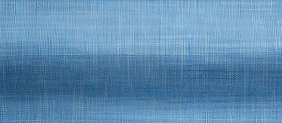 Poster - Soothing Blue Fabric Texture Background with Elegant Ripples and Soft Folds