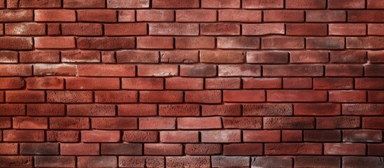 Poster - a textured red brick wall