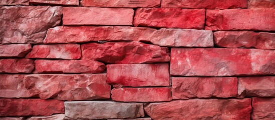 Poster - red brick wall against another brick wall