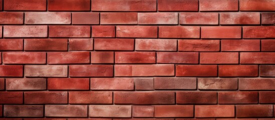 Wall Mural - A textured red brick wall background