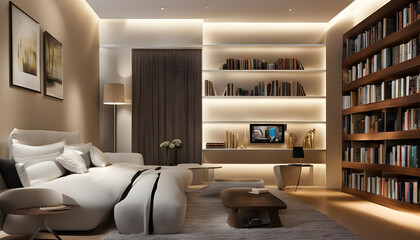 Wall Mural - modern living room