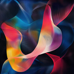 Poster - Moire' Seamless Patterns Background