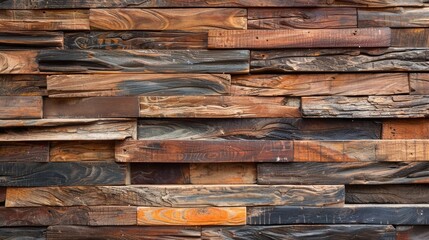 Canvas Print - timber wood wall texture background