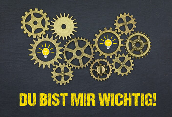 Wall Mural - Du bist mir wichtig!	
