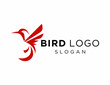 Logo design about Bird on a white background. made using the CorelDraw application.