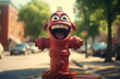 fire hydrant animated cartoon ron avanzaco, generative ai